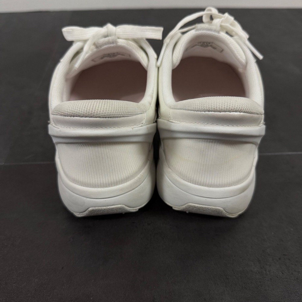 Kizik Lima Hands Free Slip On Sneakers White Pearl Mesh Womens Athletic Shoes - Picture 4 of 11